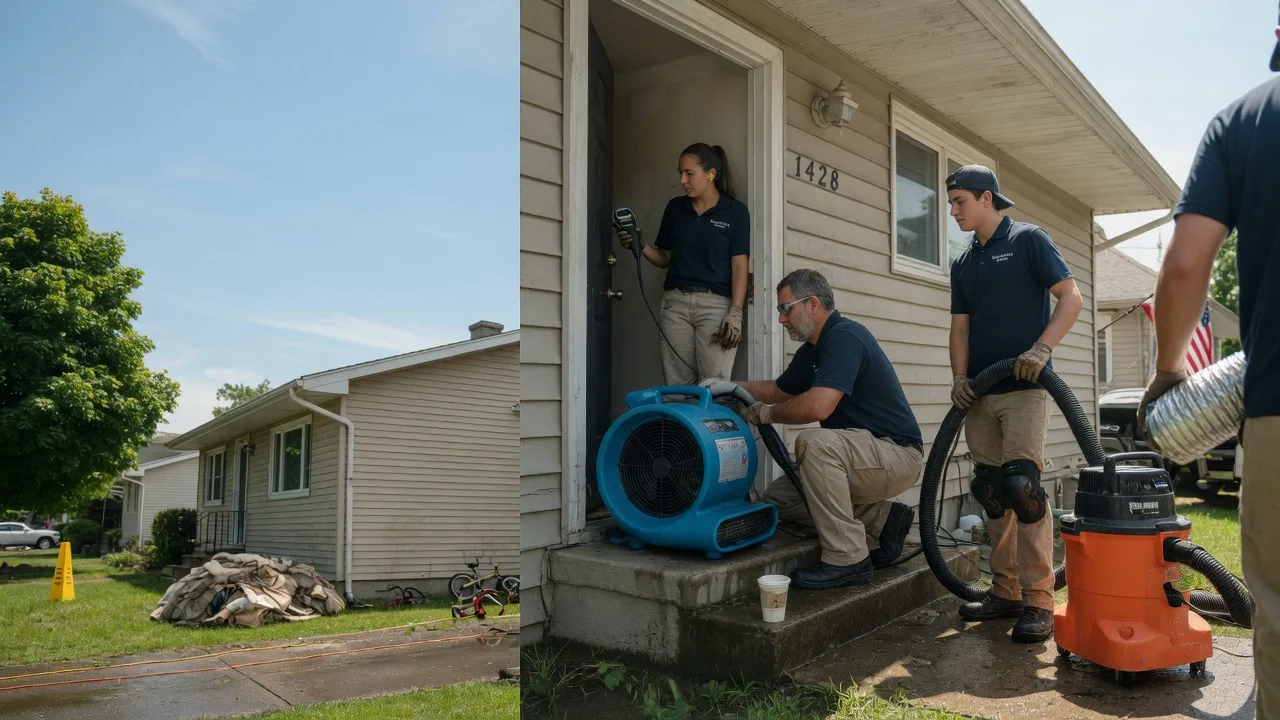 Water Damage Restoration in Illiopolis, IL near me